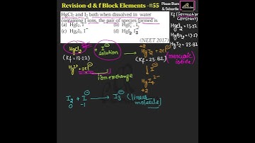 55| D and F Block Elements class 12 | D and F  block for NEET | D and F  block for JEE | PYQ #Shorts
