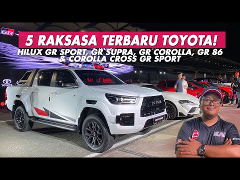 5 RAKSASA TERBARU TOYOTA! - HILUX GR SPORT, GR SUPRA, GR COROLLA, GR 86 & COROLLA CROSS GR SPORT