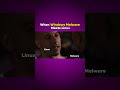 When Windows Malware Meets Linux #Linux #memes