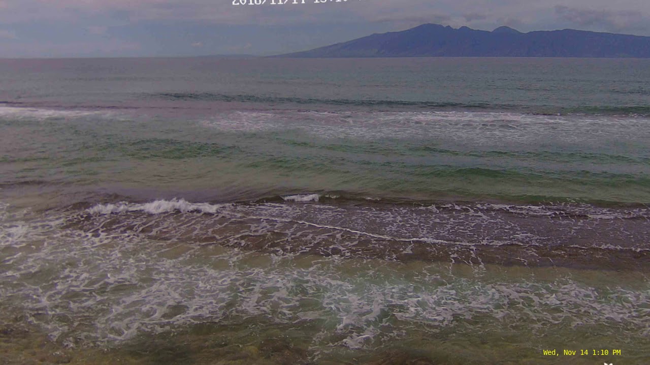 Turtle Haven at Maui Sands time-lapse video, Wed, Nov 14 - YouTube
