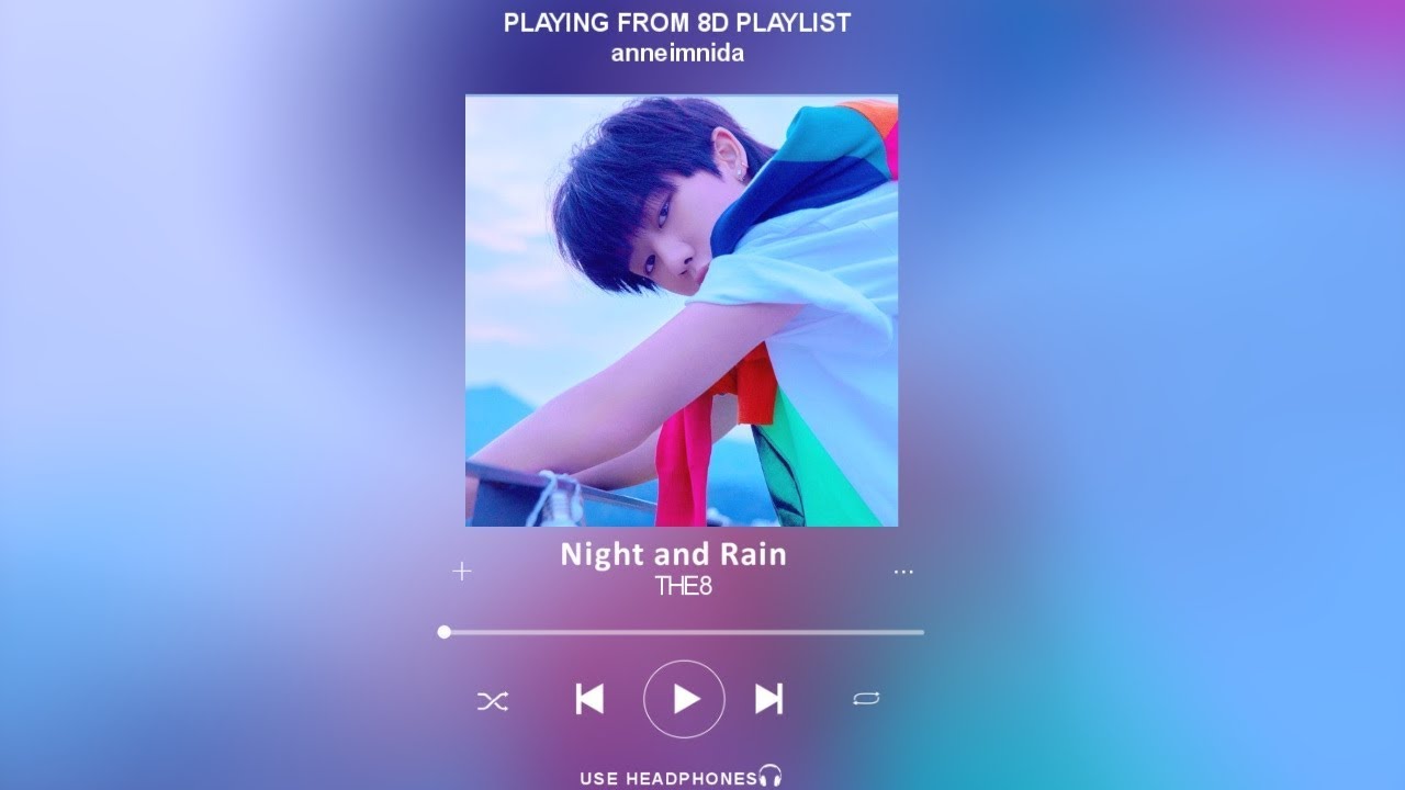 SEVENTEEN (세븐틴) The8 - Night and Rain [8D AUDIO] USE HEADPHONES 🎧