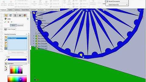 How to make INDIAN FLAG in SolidWorks