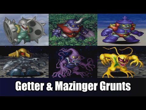 [English Sub]Super Robot Wars MX - Getter & Mazinger Enemies Attacks | スパロボMX - ゲッター & マジンガーエネミー 全武装