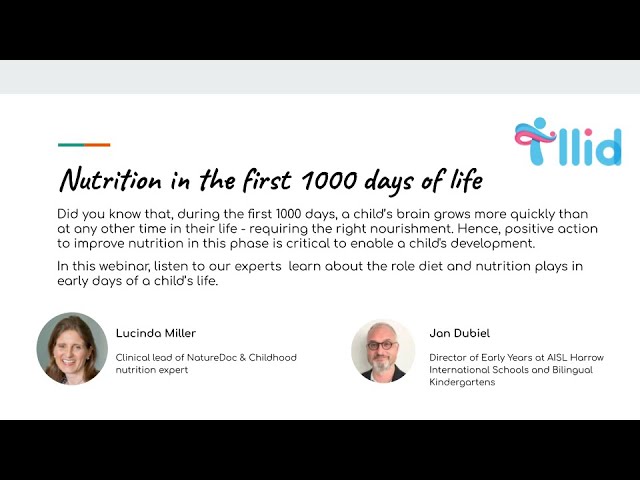 Nutrition in the first 1000 days