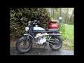 Riding the Minibike with 80cc Bicycle engine