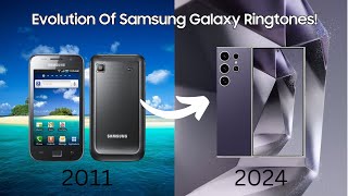 Evolution of Samsung Galaxy Over The Horizon ringtones! (S1S24) #samsungs24 #s24ultra