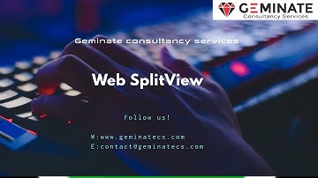 Web Splitview [ www.geminatecs.com ]