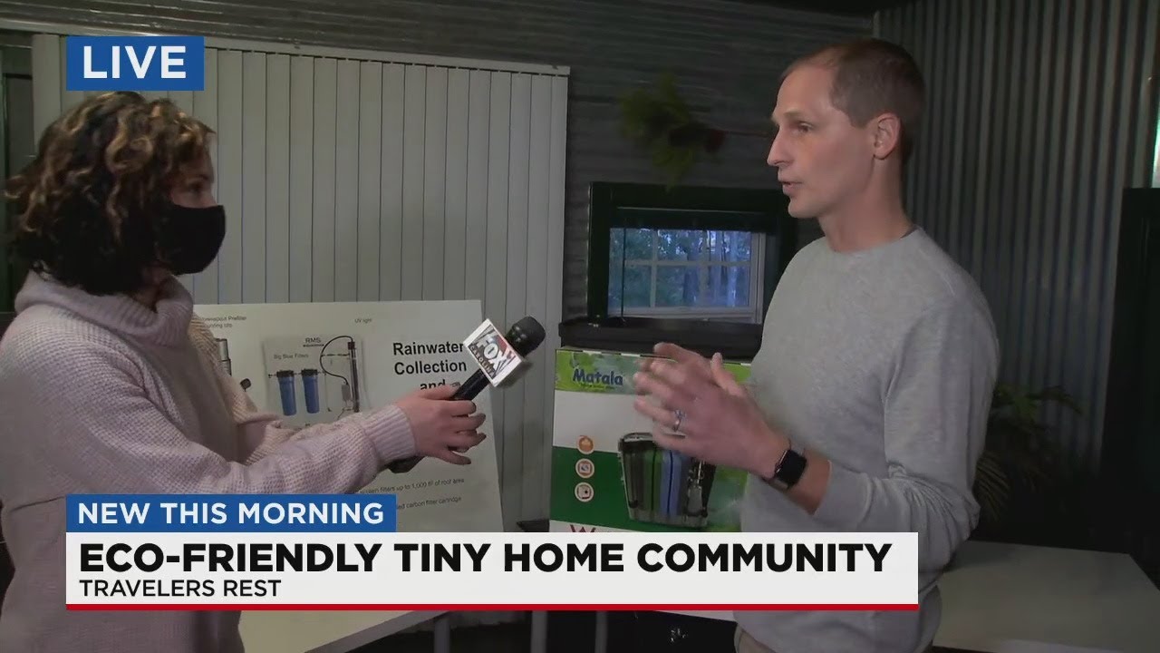 Eco-friendly tiny home community