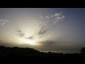 Timelapse - Amanecer con calima y nubes medias en Málaga - 4-10-2022