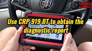 LAUNCH CRP919E BT | How to obtain the diagnostic report