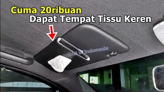 Unboxing Tempat Tisu Mobil Di Car Sun Visor