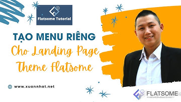 Cách tạo menu riêng cho trang Landing Page Giao Diện Flatsome