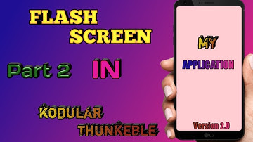 animated flash screen| download aia file | kodular
