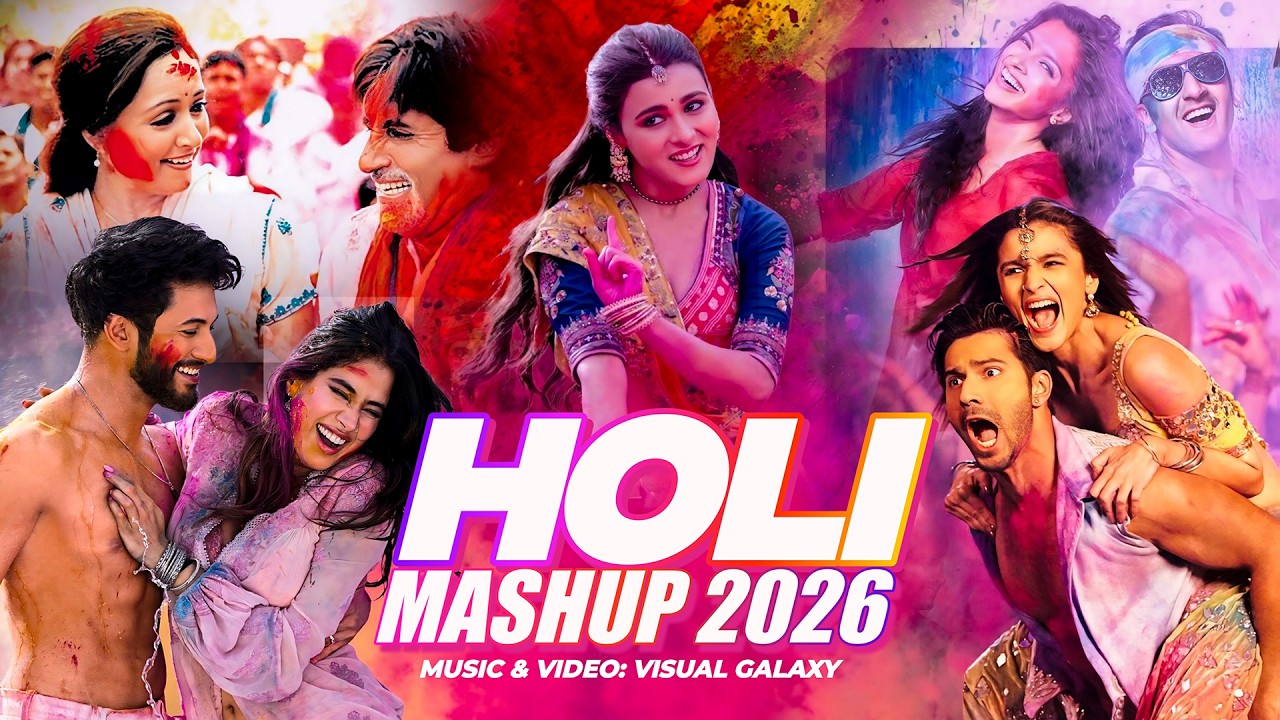 Holi Mashup 2026 | Visual Galaxy | Best of Holi Dance Mashup 2026 | Holi Special Party Songs