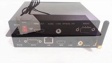 1080P Motion sensor RS232 commands media player