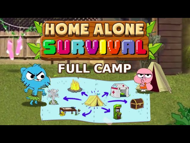 The Amazing World of Gumball - Home Alone Survival [Cartoon Network Games]  