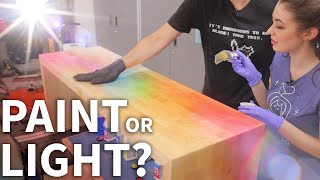 DIY Rainbow Bench (and techniques that FAILED)