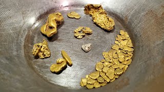 California Gold and Platinum Nuggets  Where They Were Found (Locations Given)