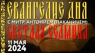 Светлая седмица. Суббота. 11 мая 2024 года. Толкование Евангелия с митр. Антонием (Паканичем).