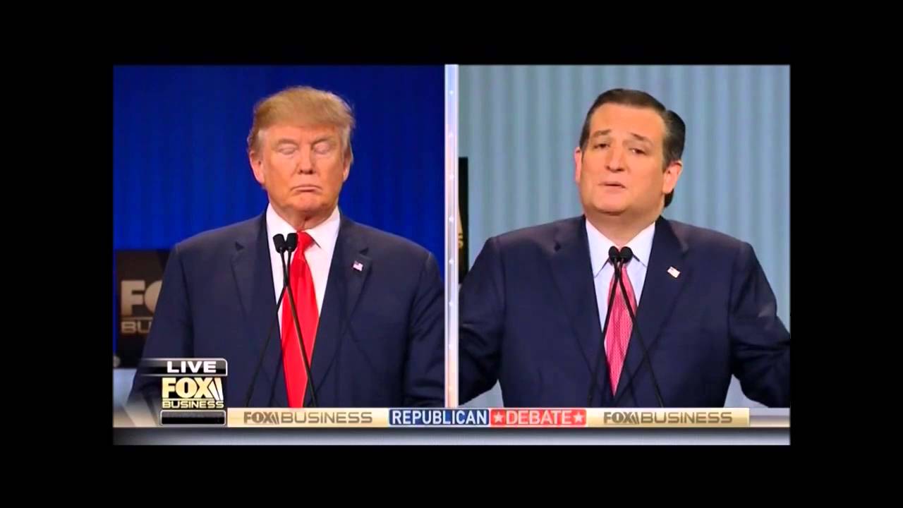 Cruz and Trump Debate "New York Values"