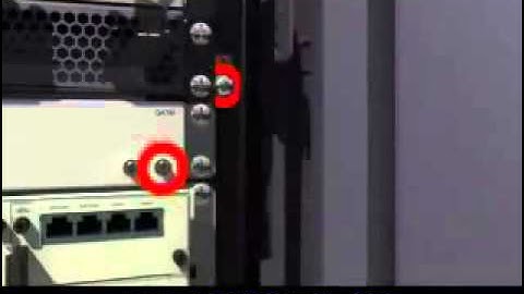 Step-05 install the Huawei BTS 3900 GND cables