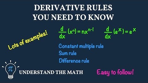 Derivatives of Polynomials and Exponential Functions: Power Rule and More