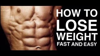 How to lose weight fast an easy! Tips to burn fat fast!