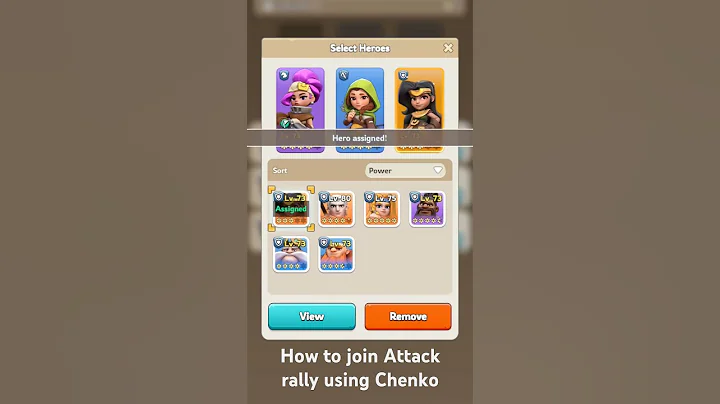 How to join Attack Rally using Chenko in Kingshot?Save this formation! #kingshot #centurygames #fyp