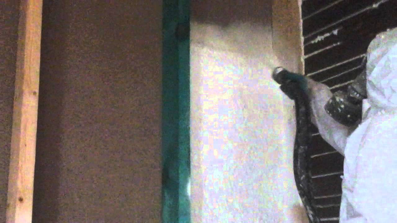 Утепление каркасного дома жёстким ППУ - YouTube