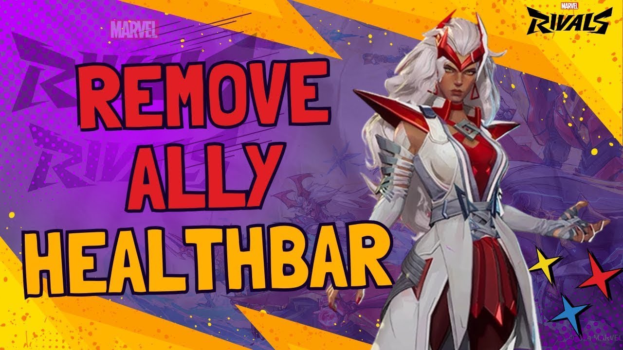 Remove Ally How to Remove Ally Healthbar in Marvel Rivals | Marvel Rivals Tutorial ...