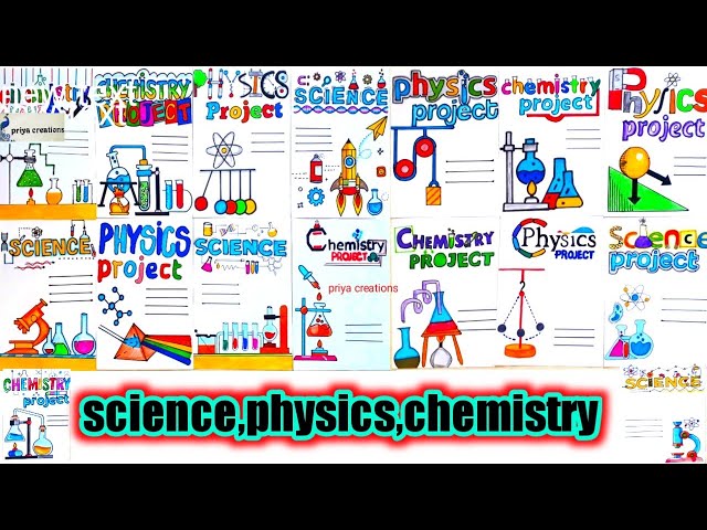 science project|science project cover page design handmade|chemistry project cover page design class=