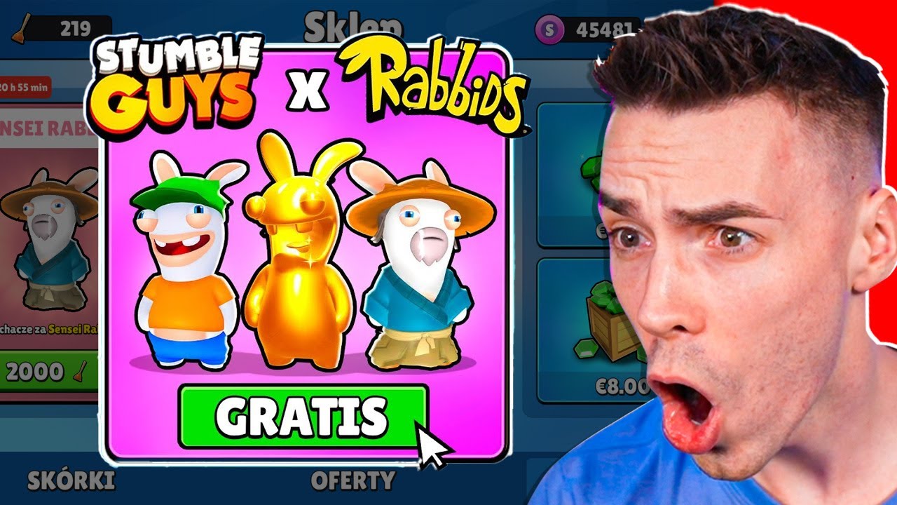 DARMOWE SKINY KRÓLIKÓW w STUMBLE GUYS!