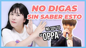 ¿Cómo llama un oppa a una chica más joven?