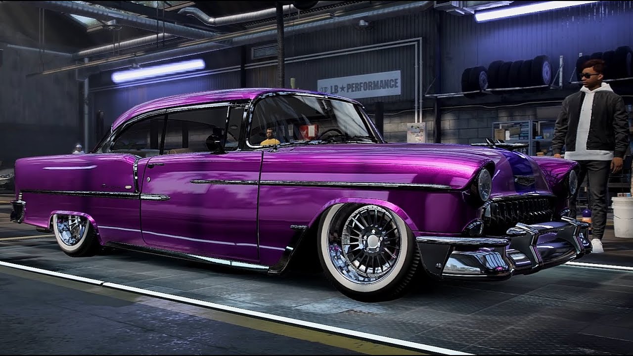 Need For Speed Heat ベルエアを買いに行ってローライダー に改造する Chevrolet Belair Lowrider Customize Youtube