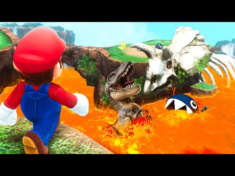 Mario Odyssey, but LAVA rises EVERYWHERE!