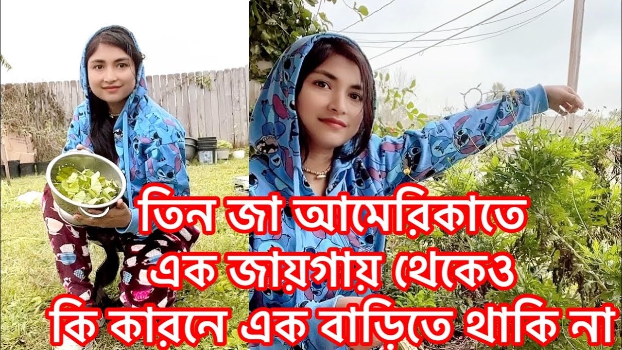 তিন জা আমেরিকাতে এক জায়গায় থেকেও কি কারনে এক বাড়িতে থাকি না @RiyaUSA