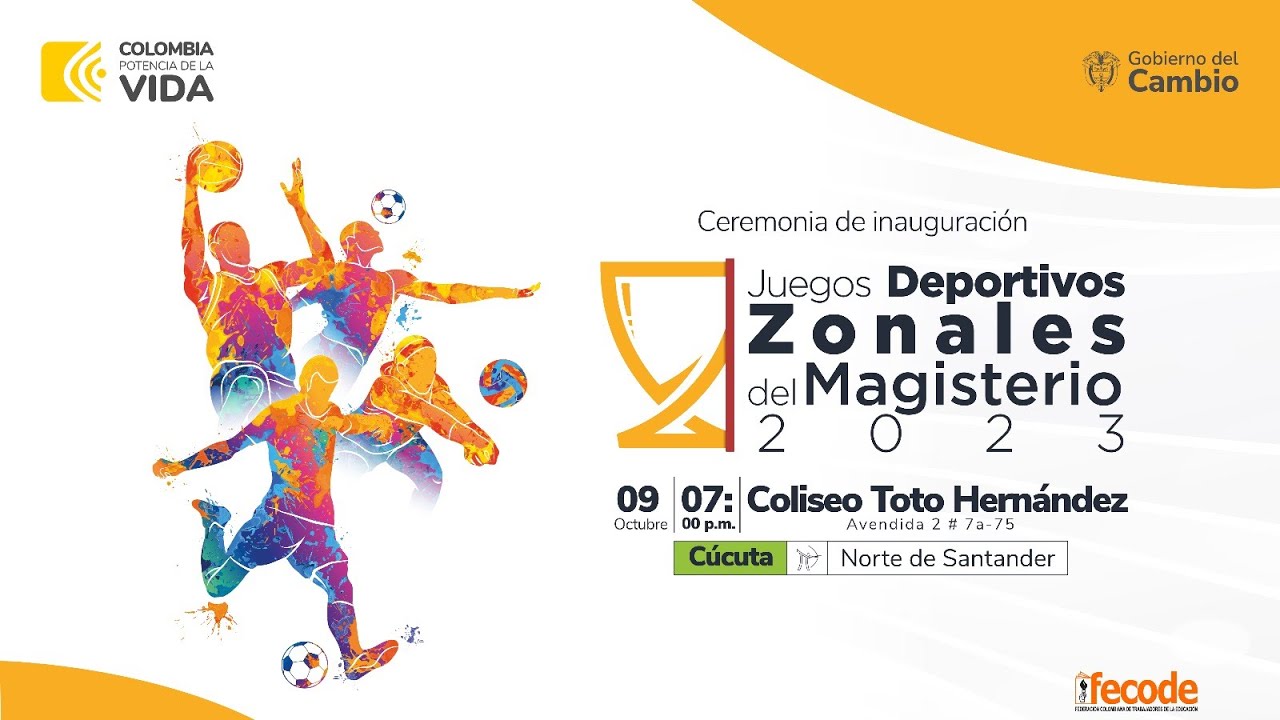 Ceremonia de inauguración Juegos Deportivos Zonales del Magisterio 2023