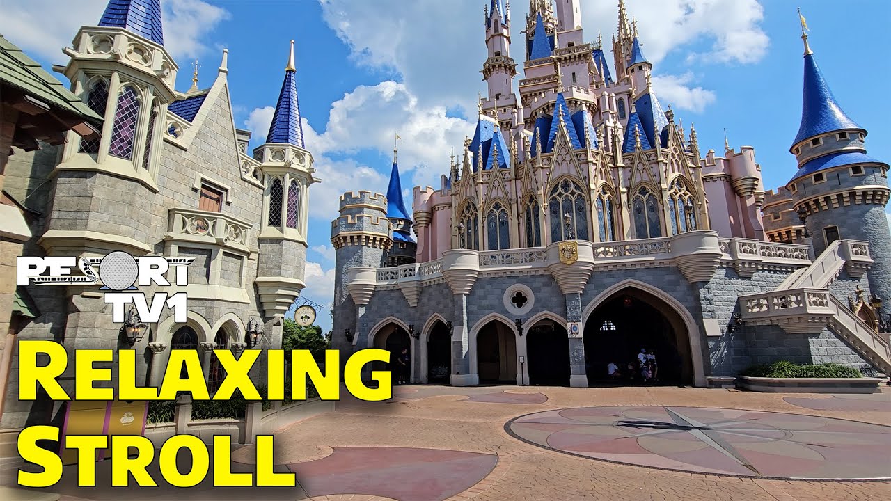 Nearly Empty Magic Kingdom Relaxing Stroll - July 2024 - 4K 60FPS - Walt Disney World