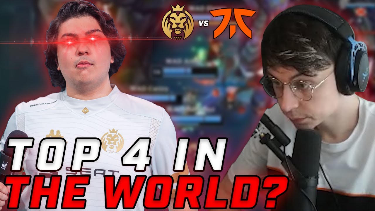 IS MAD A TOP 4 TEAM IN THE WORLD? - FNC VS MAD GAME 3 REVIEW - CAEDREL