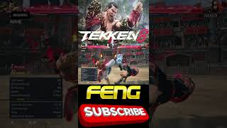Unleash Your True Potential with Feng! Tekken 8 Combo Guide #tekken8 #tekken7 #鉄拳8 #feng #shorts #yt
