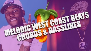 Making Melodic West Coast Beats | Fl Studio | Chords & Bass (LOGYBEATS)