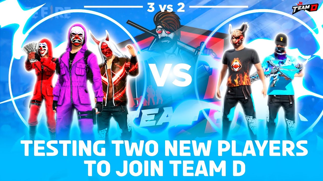 TESTING DUO SQUAD FIRST TIME TO JOIN TEAM D | 2 VS 3 THE BEST TESTING EVER - GARENA FREE FIRE