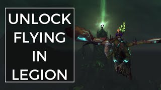 How To Unlock Flying In Legion