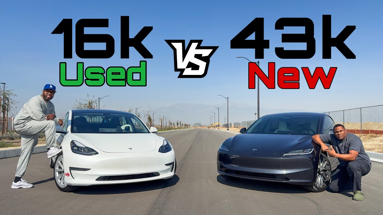 This may SURPRISE you! Used Model 3 Vs New Model 3! - YouTube