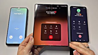 Samsung Galaxy A32 vs Z Fold2 vs Xiaomi 11 Lite NE / Incoming & outgoing calls & on hold screenshot 4
