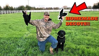 EPIC Crow Hunt with Homemade Decoys!