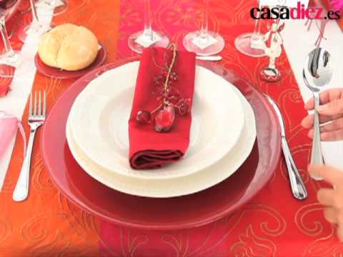 Aprende a decorar mesas navideñas (1) | DecoraciónTV - YouTube