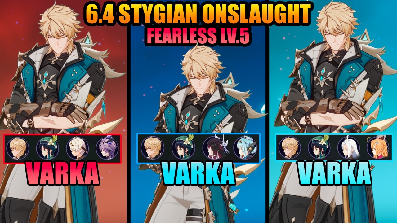 C0 VARKA PYRO / C0 VARKA LUNAR / C0 VARKA CRYO | FEARLESS STYGIAN ONSLAUGHT 6.4 | Genshin Impact