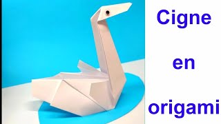 Comment faire un cygne en origami facile