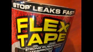 Flex Tape Rubberized Waterproof Tape, 4 inches x 5 feet, Black DiD NOT Work for US, FaiLeD